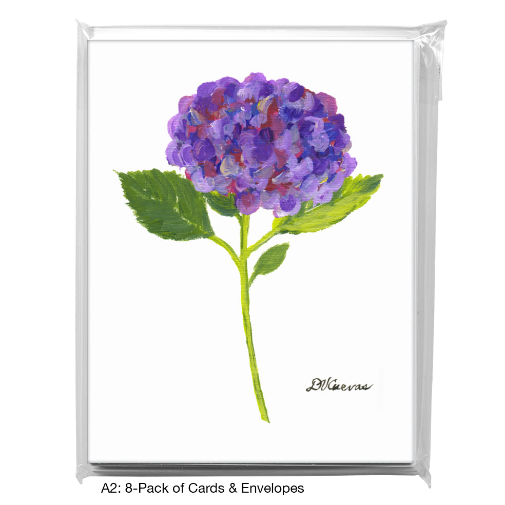 Hydrangea Macrophylla, Greeting Card (7186)