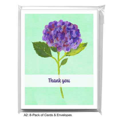 Hydrangea Macrophylla, Greeting Card (7186G)