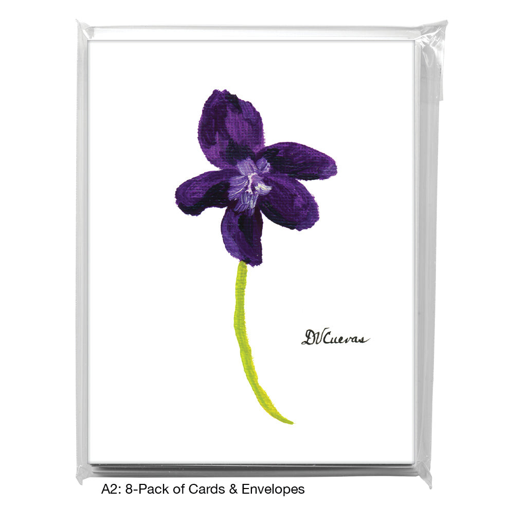 Violet, Greeting Card (7187)