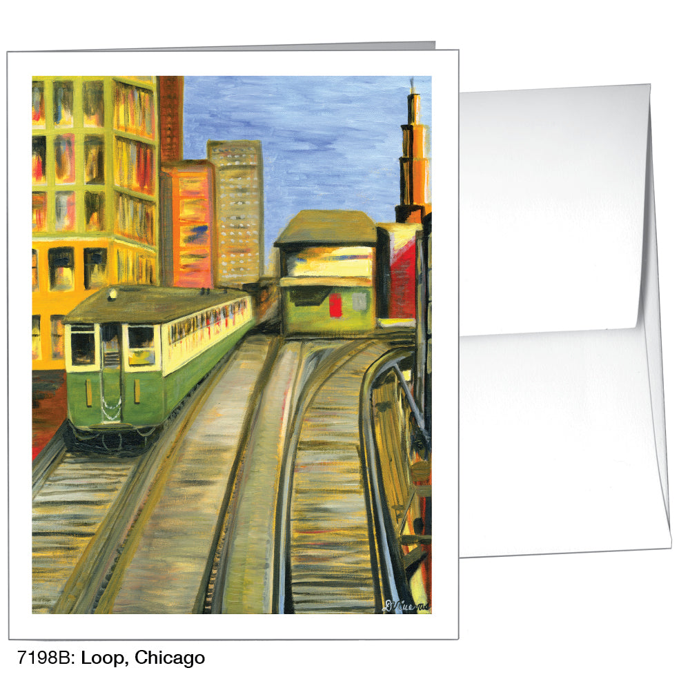 Loop, Chicago, Greeting Card (7198B)