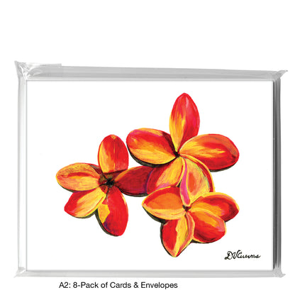 Plumerias, Greeting Card (7201)