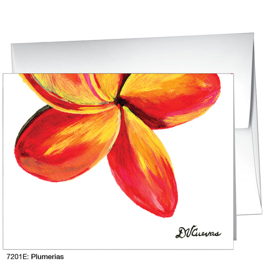 Plumerias, Greeting Card (7201E)