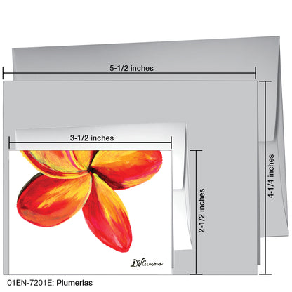 Plumerias, Greeting Card (7201E)