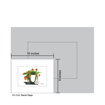 Parrot Tulips, Print (#7202)