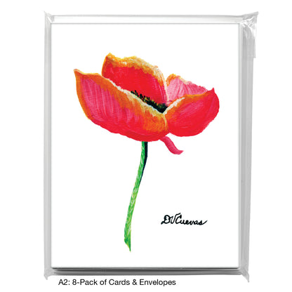 Poppy 01, Greeting Card (7204)