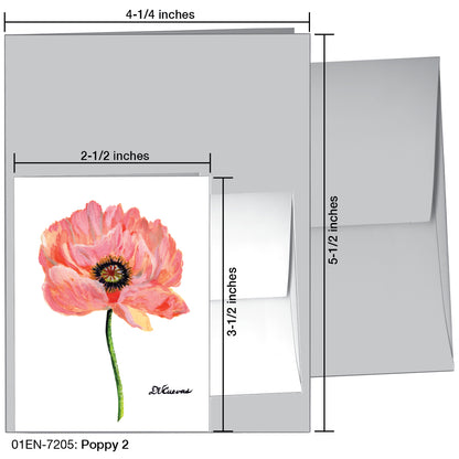 Poppy 02, Greeting Card (7205)