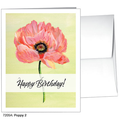 Poppy 02, Greeting Card (7205A)