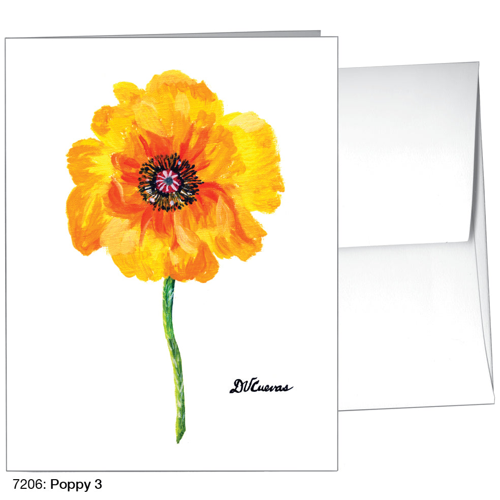 Poppy 03, Greeting Card (7206)