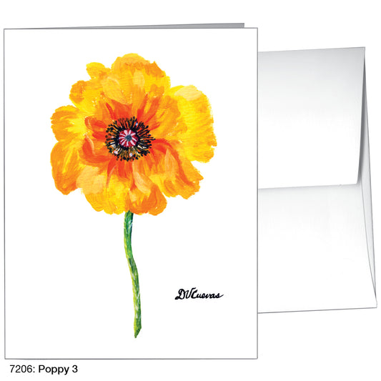 Poppy 03, Greeting Card (7206)