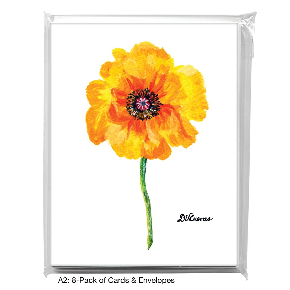 Poppy 03, Greeting Card (7206)