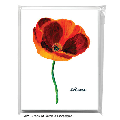 Poppy 04, Greeting Card (7207)