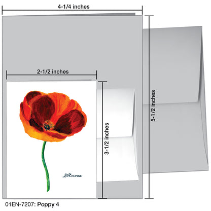 Poppy 04, Greeting Card (7207)