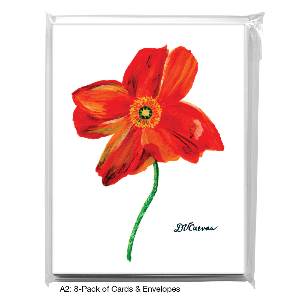 Poppy 08, Greeting Card (7211)