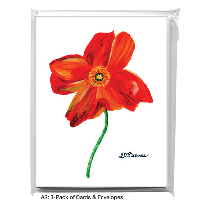 Poppy 08, Greeting Card (7211)