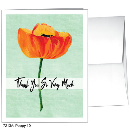 Poppy 10, Greeting Card (7213A)