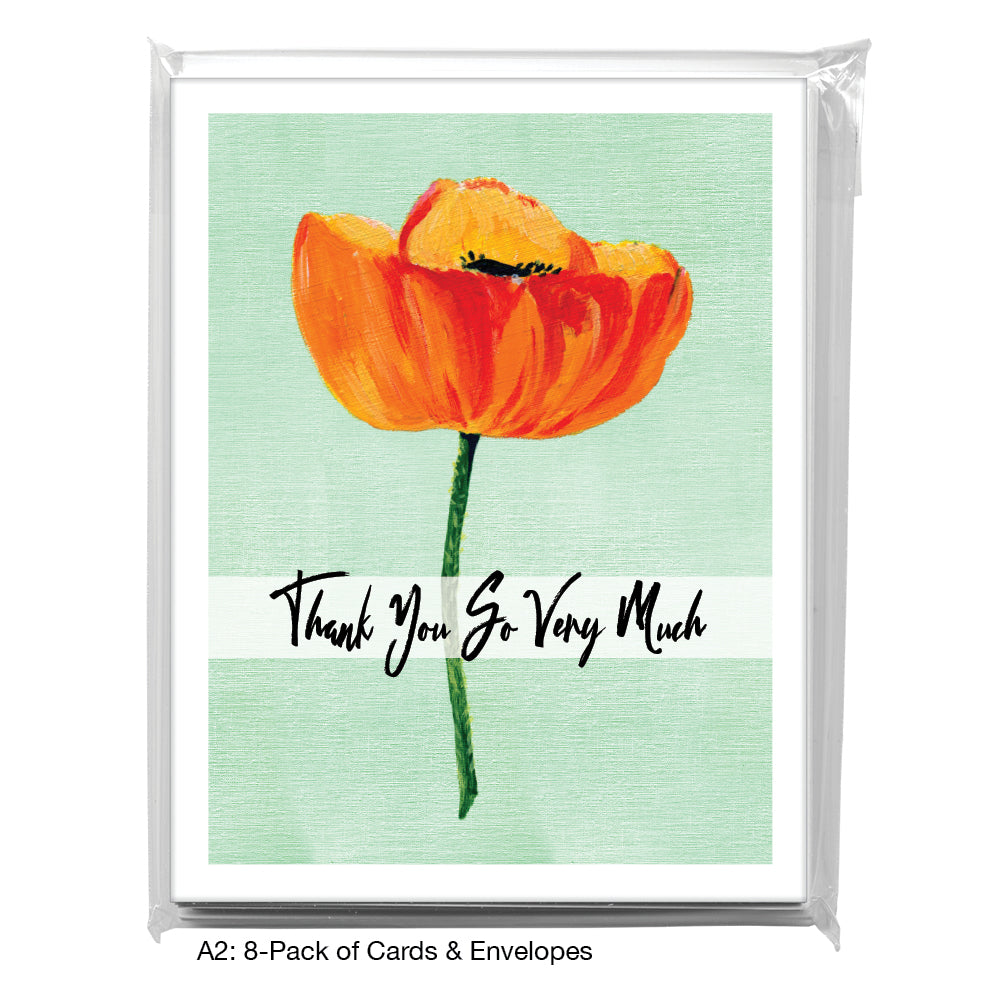 Poppy 10, Greeting Card (7213A)