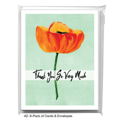 Poppy 10, Greeting Card (7213A)