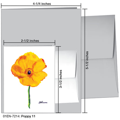 Poppy 11, Greeting Card (7214)