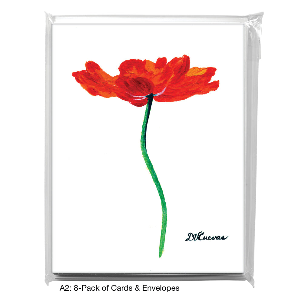 Poppy 12, Greeting Card (7215)