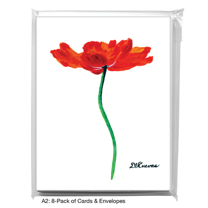 Poppy 12, Greeting Card (7215)