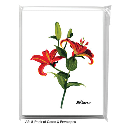 Lilies 1, Greeting Card (7217)