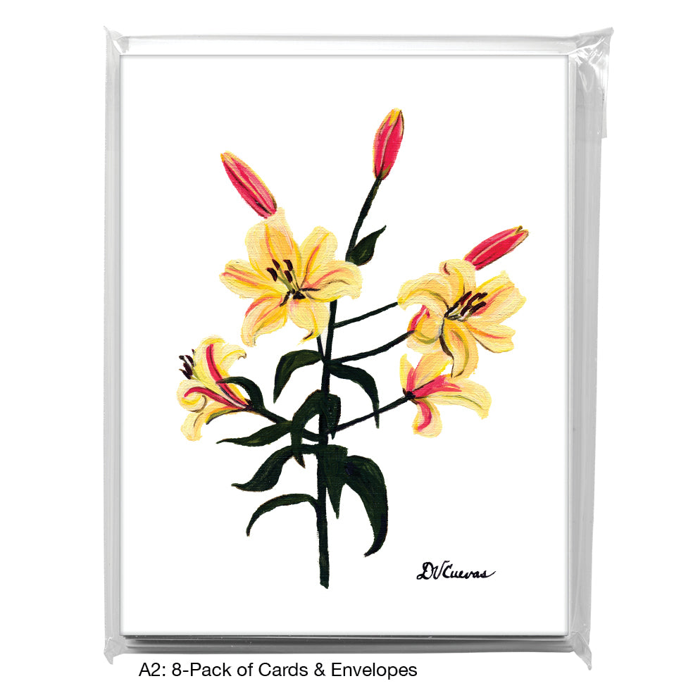 Lilies 2, Greeting Card (7218)