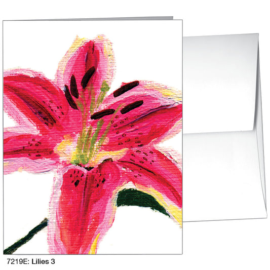 Lilies 3, Greeting Card (7219E)