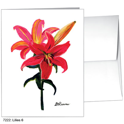 Lilies 6, Greeting Card (7222)