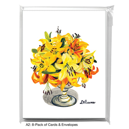 Lilies 8, Greeting Card (7224)