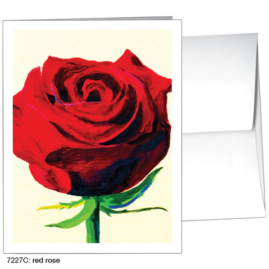 Red Rose, Greeting Card (7227C)