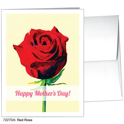 Red Rose, Greeting Card (7227DA)