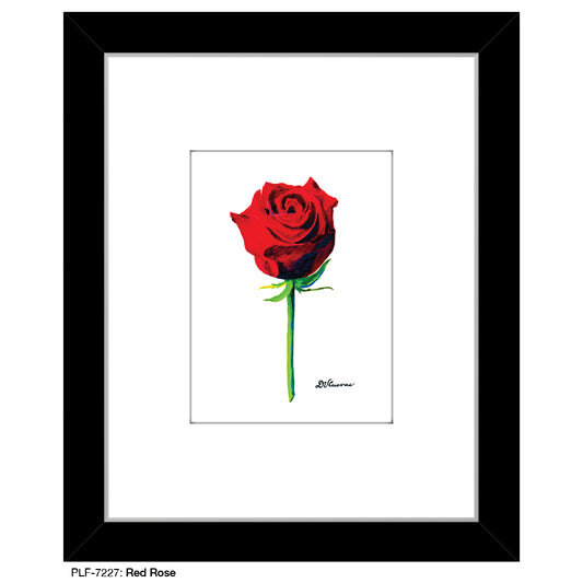 Red Rose, Print (#7227)