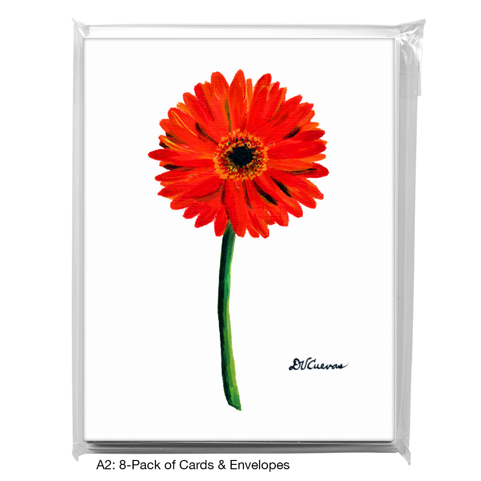 Gerber Red Single, Greeting Card (7229)