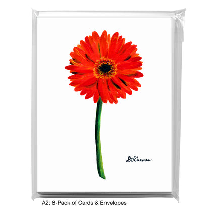 Gerber Red Single, Greeting Card (7229)