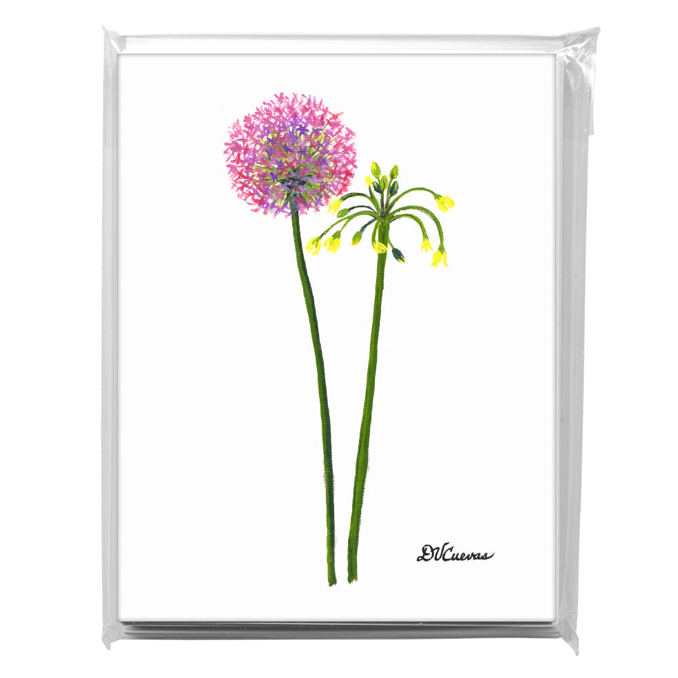 Alliums Pair, Greeting Card (7233)