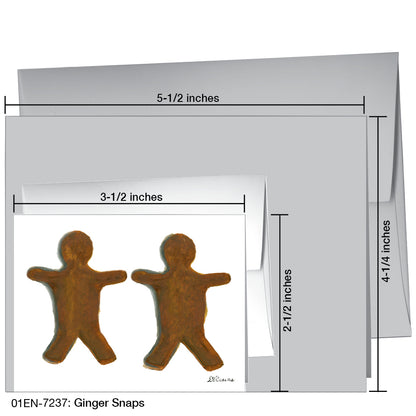 Ginger Snaps, Greeting Card (7237)