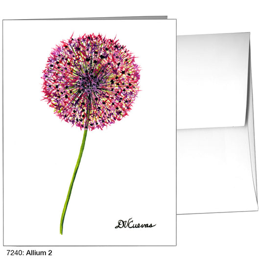 Allium 2, Greeting Card (7240)