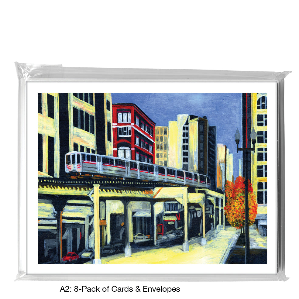 Wabash, Chicago, Greeting Card (7242)