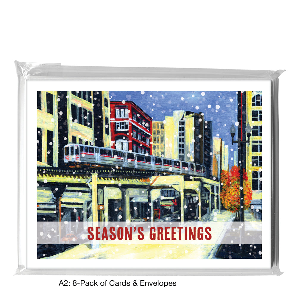 Wabash, Chicago, Greeting Card (7242C)