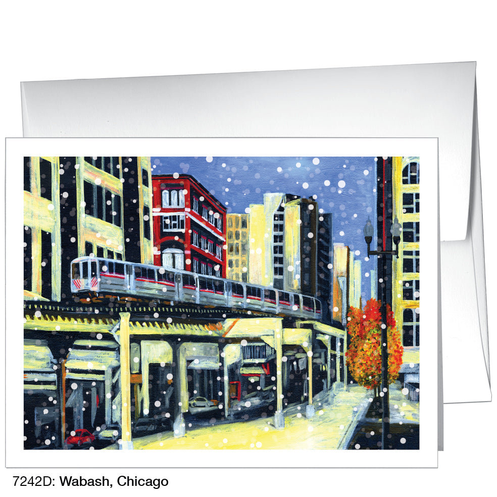 Wabash, Chicago, Greeting Card (7242D)