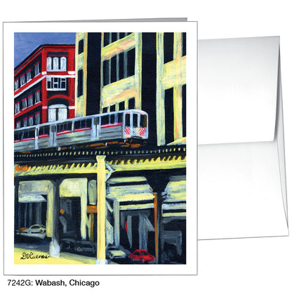 Wabash, Chicago, Greeting Card (7242G)