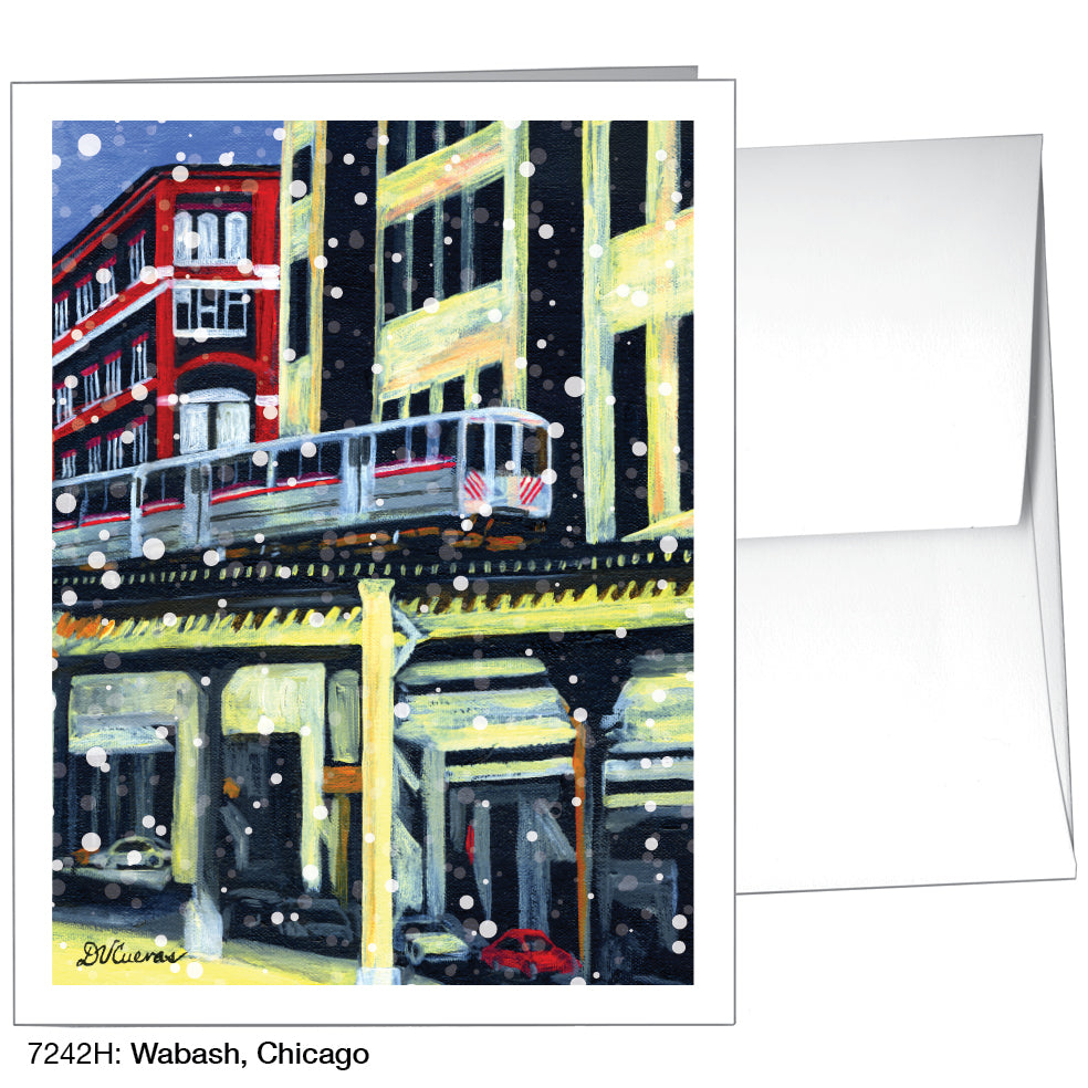 Wabash, Chicago, Greeting Card (7242H)