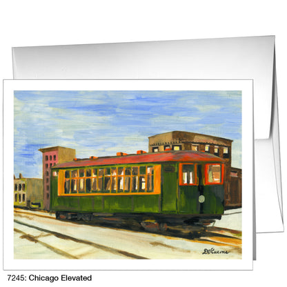 Chicago Elevated, Greeting Card (7245)