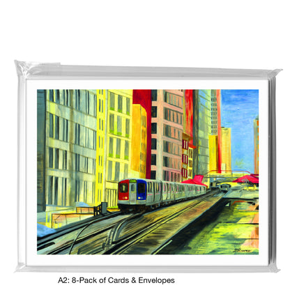 El, Chicago, Greeting Card (7248)