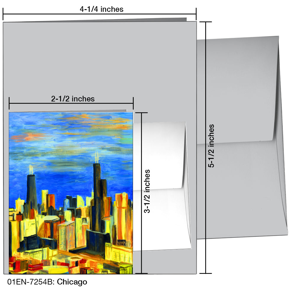 Chicago, Greeting Card (7254B)