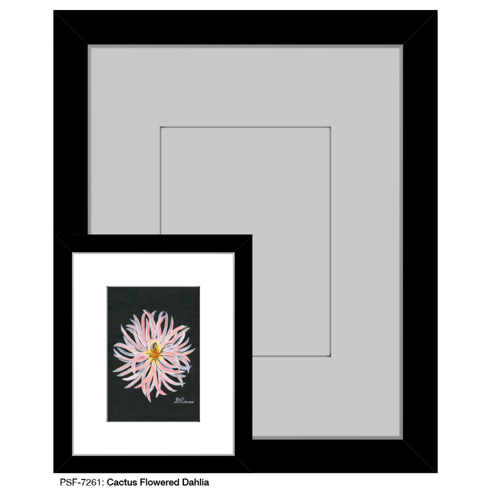 Cactus Flowered Dahlia, Print (#7261)