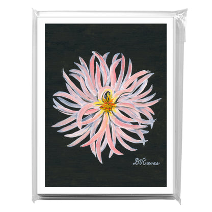 Cactus Flowered Dahlia, Greeting Card (7261)