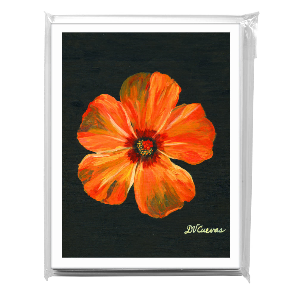 Chinese Hibiscus Bloomed, Greeting Card (7263)