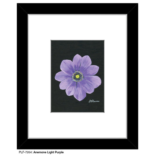 Anemone Light Purple, Print (#7264)