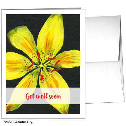 Asiatic Lily, Greeting Card (7265G)